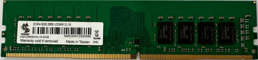 Оперативная память  8GB DDR4 2666MHz NOMAD PC4-21300 CL19 NMD2666D4U19-8GB Bulk Pack
