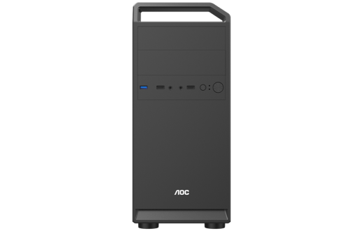 Корпус AOC CB104B M-ATX/ITX 2xUSB2.0 1xUSB3.0 1xAudio 1xMic Kensington Черный AOC-CB104-BEV1B-G