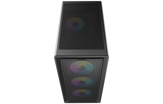 Корпус AOC CG450B 4F M-ATX/ITX 1xUSB2.0 1xUSB3.0 1xType-C 1xAudio/Mic Черный AOC-CG450-BF4V1R0UD-G