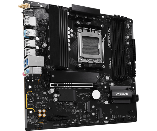 Материнская плата ASRock B850M PRO-A WIFI AM5 4xDDR5 4xSATA 3xM.2 15xUSB 1xHDMI 1xDP WiFi6E mATX