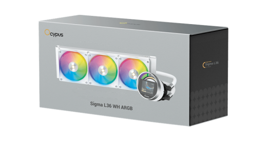 Водяное охлаждение для CPU Ocypus Sigma L36 WH ARGB TDP 300W 4-pin Intel/AMD Белый