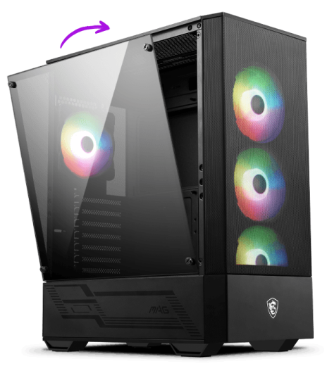 Компьютерный корпус MSI MAG FORGE 112R ATX/mATX/ITX 2 x USB 3.2 Gen1, ARGB