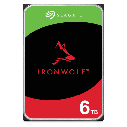 Жесткий диск для NAS систем  6Tb HDD Seagate IronWolf SATA 6Gb/s 5400rpm 3.5" 256Mb ST6000VN006