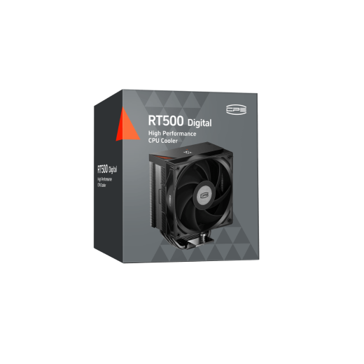 Вентилятор для процессора PCCooler RT500 Digital BK TDP 245W 4-pin 1200/1700/18XX/AM4/AM5 Черный