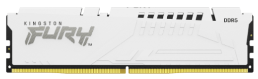 Оперативная память  16GB DDR5 5200MHz Kingston FURY Beast White XMP PC5-41600 CL40 KF552C40BW-16