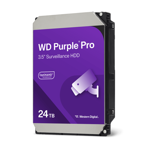 Жесткий диск для видеонаблюдения HDD 24Tb Western Digital Purple Pro SATA 512Mb 3,5" WD241PURP