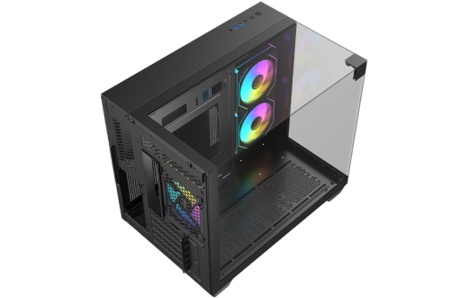 Корпус AOC CG399MB 3F M-ATX/ITX 2xUSB3.0 1xType-C 1xAudio/Mic Черный AOC-CG399M-BF3V1R0T3-G
