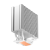 Вентилятор для процессора PCCooler RZ500 WH TDP 250W 4-pin 115X/1200/1700/1851 AMD AM4/AM5 Белый