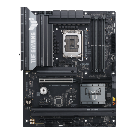 Материнская плата ASUS TUF GAMING B860-PLUS WIFI, LGA1851 B860 4xDDR5 4xSATA 3xM.2 HDMI DP ATX