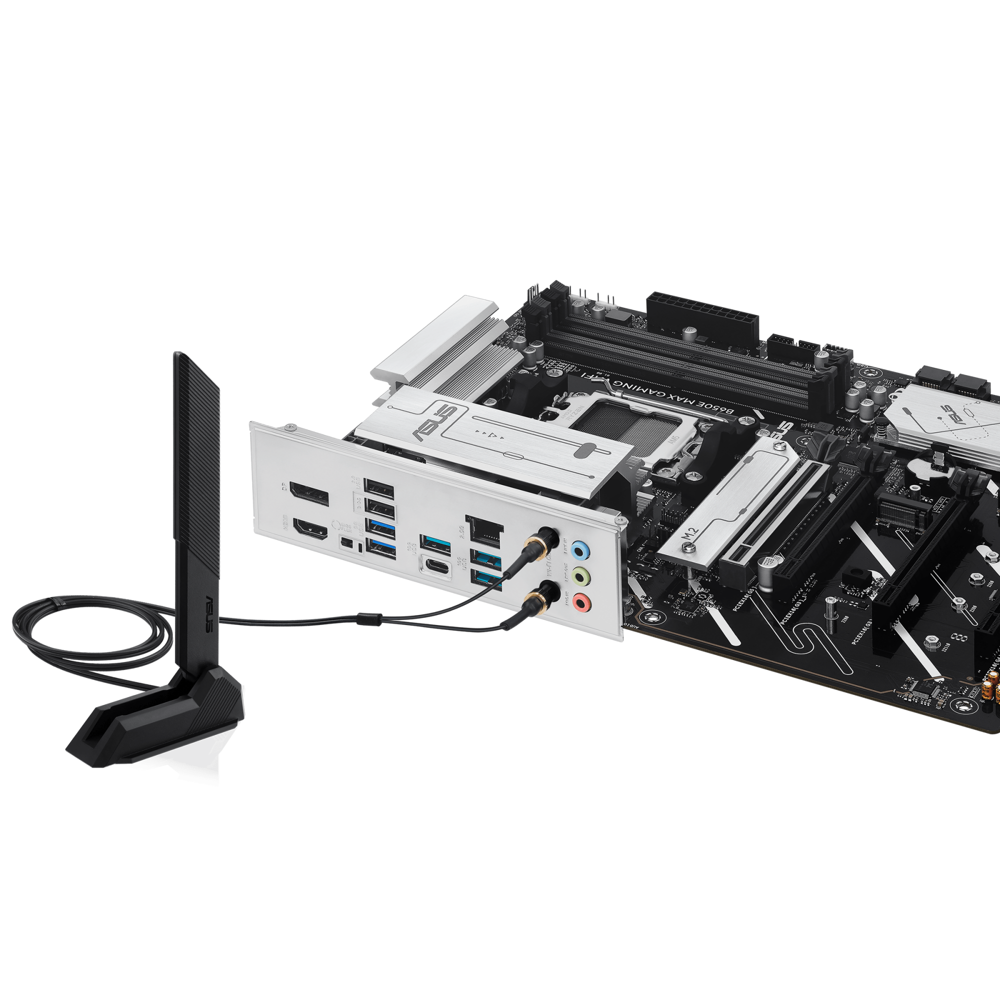 Материнская плата ASUS B650E MAX GAMING WIFI AM5 4xDDR5 4xSATA3 RAID 3xM.2 DP HDMI USB-C ATX