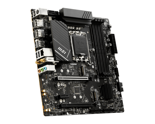 Материнская плата MSI PRO B760M-A WIFI LGA1700 4xDDR5 4xSATA3 RAID 2xM.2 2xHDMI 2xDP mATX