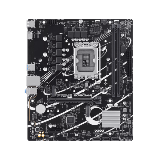 Материнская плата ASUS PRIME B760M-F, LGA1700 B760 2xDDR5 4xSATA3 2xM.2 RAID HDMI mATX