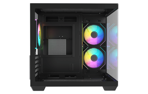 Корпус AOC CG391B 3F M-ATX/ITX 1xUSB2.0 1xUSB3.0 1xType-C 1xAudio/Mic Черный AOC-CG391-BF3V1R0T2-G