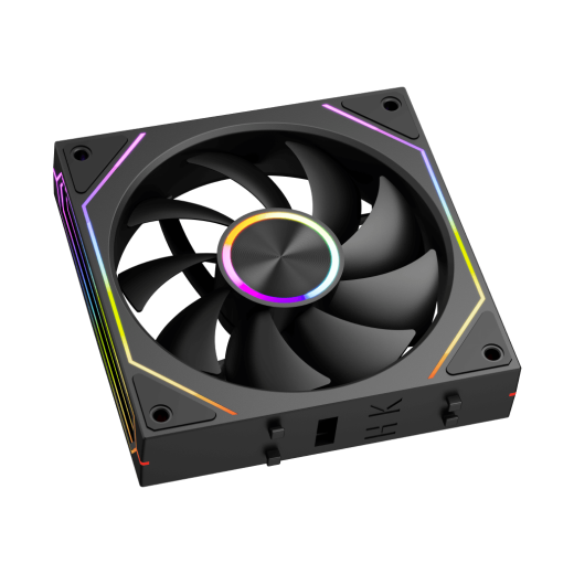 Вентилятор для корпуса PCCooler F3 X120 ARGB BK 1x(120x120x25mm) 800-1800 RPM 54CFM Black