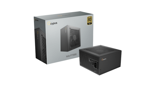 Блок питания Ocypus  750W, Iota P750S, Full Modular, 80+ GOLD, 91%, Черный, Iota-P750S-GFFBK025X-EU