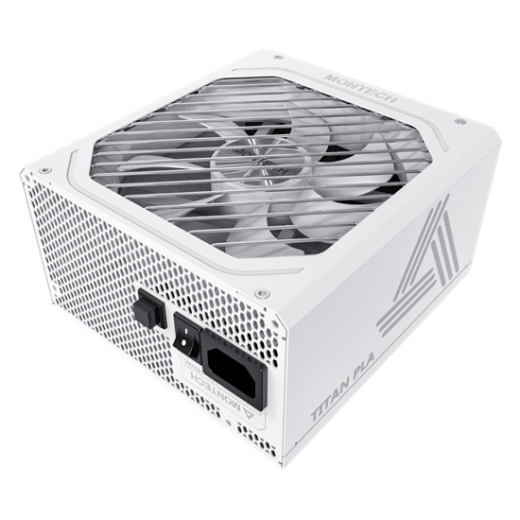 Блок питания Montech 1200W, TITAN PLA 1200W, Full Modular, 80+ PLATINUM, КПД 90%, Fan 135mm, Белый