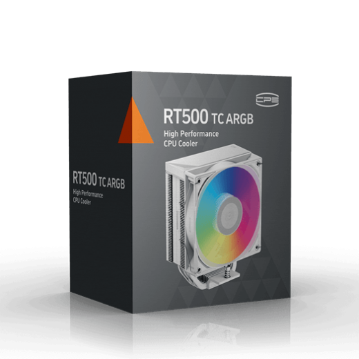 Вентилятор для процессора PCCooler RT500 TC ARGB WH 245W 4pin 1851/1700/1200/115X/AM5/AM4 Белый