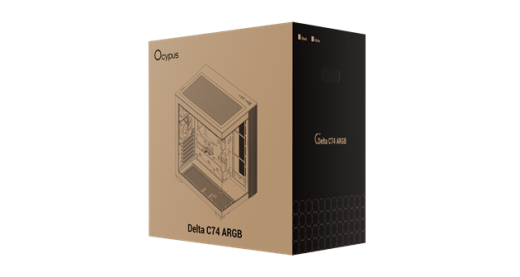Корпус Ocypus Delta C74 WH ARGB ATX/MATX/ITX, USB3.0x2, Type C, Белый, Delta-C74-WHD200XX-GL