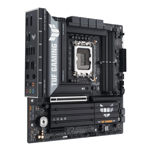 Материнская плата ASUS TUF GAMING B860M-PLUS WIFI, LGA1851 B860 4xDDR5 4xSATA 3xM.2 HDMI DP mATX