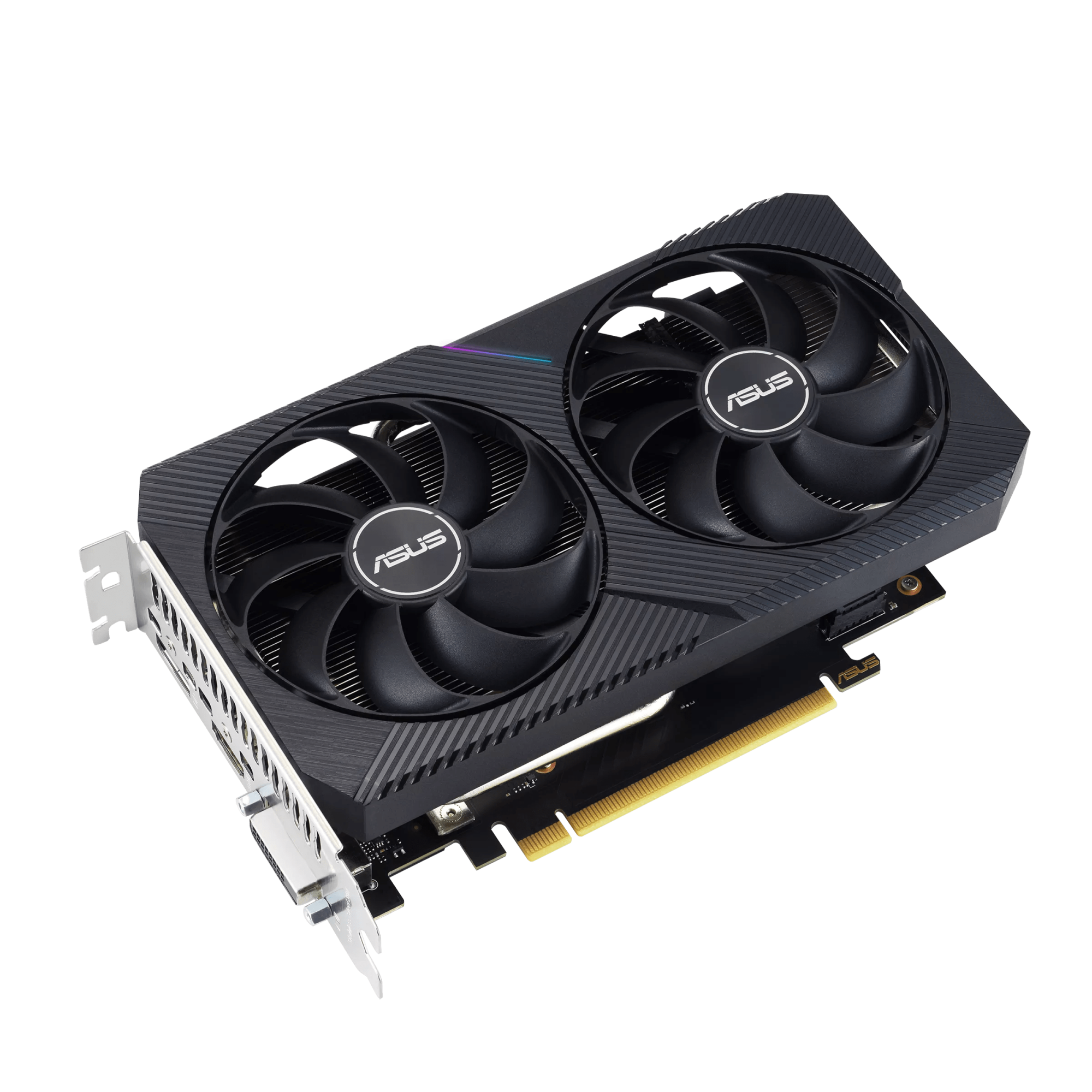 Видеокарта ASUS GeForce RTX3050 OC GDDR6 8GB 128-bit HDMI 1xDVI 1xHDMI 1xDP DUAL-RTX3050-O8G-V2