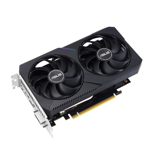 Видеокарта ASUS GeForce RTX3050 OC GDDR6 8GB 128-bit HDMI 1xDVI 1xHDMI 1xDP DUAL-RTX3050-O8G-V2