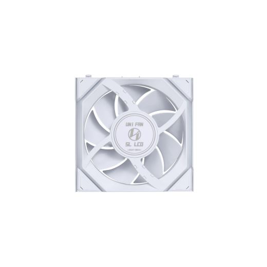 Вентилятор для корпуса Lian Li UNI FAN SL WIRELESS LCD 120mm No controller White G99.12SLLCD1W1W.00