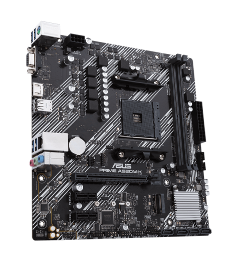 Материнская плата ASUS PRIME A520M-K AMD A520 AM4 2xDDR4 4xSATA3 RAID M.2 D-Sub HDMI mATX