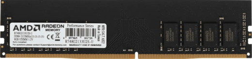 Оперативная память  8GB DDR4 2133MHz AMD Radeon R7 Performance Series R748G2133U2S-U Retail Pack