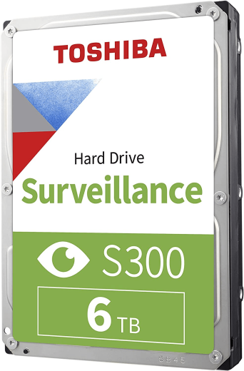 Жесткий диск для Видеонаблюдения HDD  6Tb TOSHIBA S300 Surveillance 5400rpm SATA3 3,5" HDWT860UZSVA