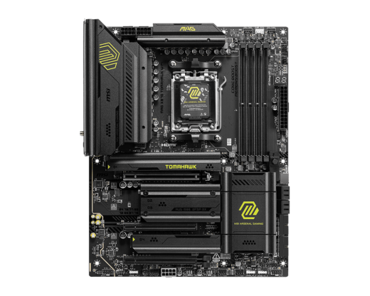 Материнская плата MSI MAG X870 TOMAHAWK WIFI AM5 X870 4xDDR5 4xSATA3 RAID 4xM.2 HDMI DP ATX