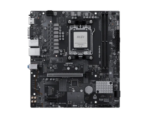 Материнская плата MSI PRO B840M-B AM5 2xDDR5 4xSATA3 RAID 2xM.2 HDMI VGA mATX