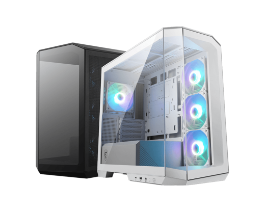 Компьютерный корпус MSI MAG PANO M100R PZ mATX/ITX 1x3.5"/2.5", USB 3.2 Type-A White