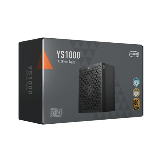 Блок питания PCCooler 1000W, YS1000, Full Modular, 80+ GOLD, ≥90%, Fan 135mm, Черный, P5-YS1000-G1F