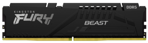Оперативная память  16GB Kit (2x8) DDR5 6000MHz Kingston FURY Beast Black EXPO CL30 KF560C30BBEK2-16