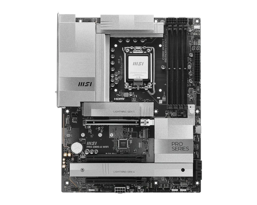 Материнская плата MSI PRO Z890-A WIFI LGA1851 4xDDR5 4xSATA3 RAID 4M.2 1xHDMI 2xType-C DP ATX