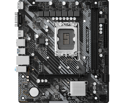 Материнская плата ASRock H610M-HDV/M.2 R2.0 LGA1700 2xDDR4 4xSATA M.2 D-Sub HDMI DP mATX