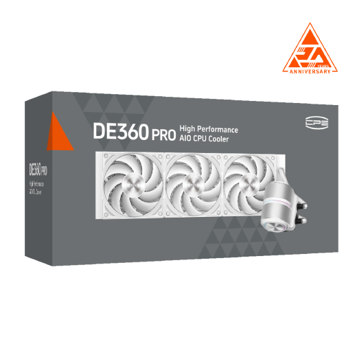 Водяное охлаждение для CPU PCCooler DE360 PRO WH TDP 300W LGA Intel/AMD White