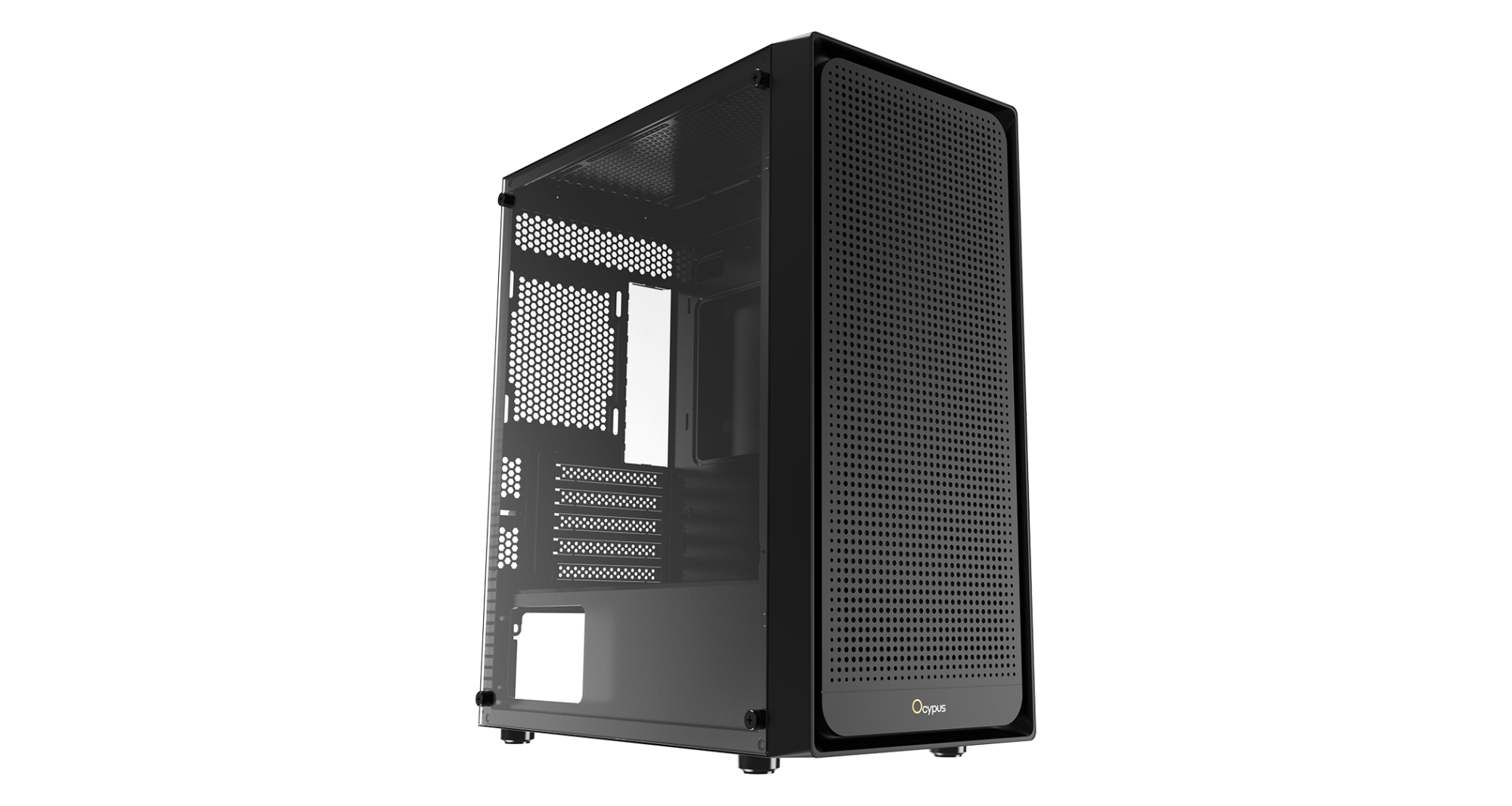 Корпус Ocypus Gamma C50 BK mATX/ITX 3xUSB Черный Gamma-C50-BKG000XX-GL