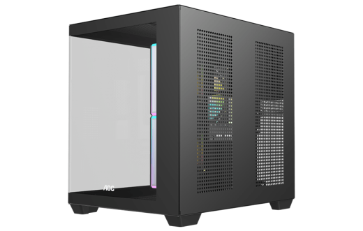 Корпус AOC CG391B 3F M-ATX/ITX 1xUSB2.0 1xUSB3.0 1xType-C 1xAudio/Mic Черный AOC-CG391-BF3V1R0T2-G