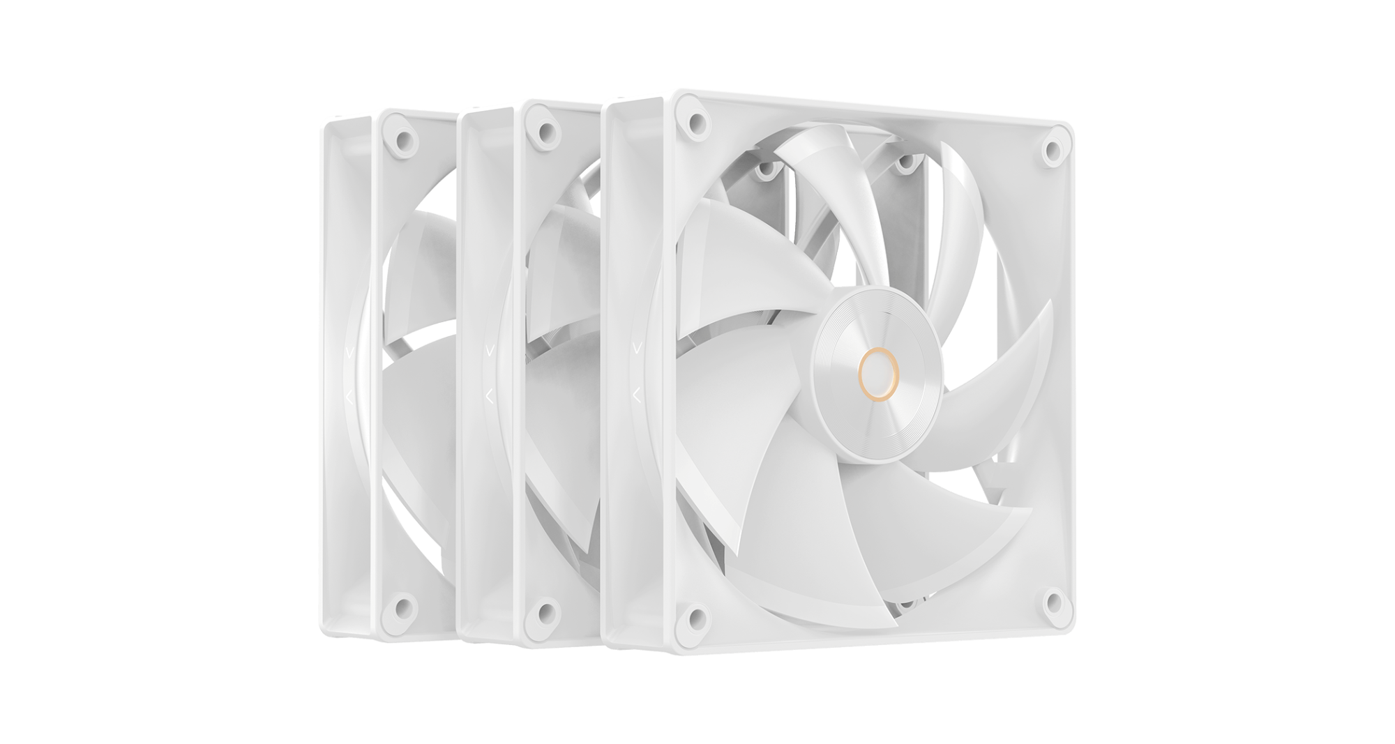 Вентилятор для корпуса Ocypus Delta F12 WH 3-IN-1 3x(120x120x25mm) 500-2000RPM 73CFM Белый