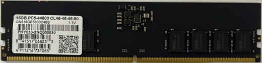 Оперативная память 16GB GEIL 5600MHz DDR5 UDIMM PC5-44800  GN516GB5600C46S Bulk