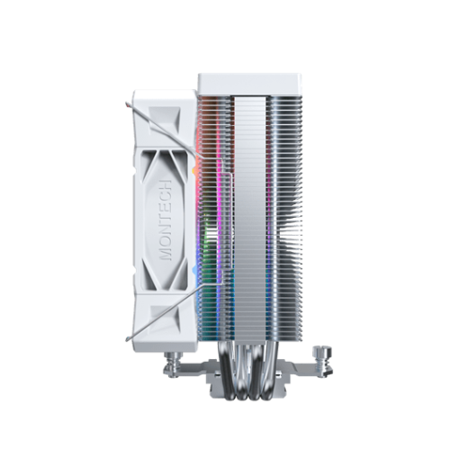 Вентилятор для процессора Montech NX400 ARGB (W) TDP 220W 4-pin 1851/1700/1200/115X/AM5/AM4 White