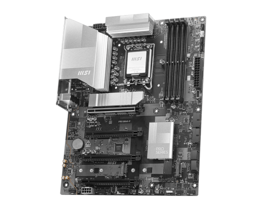 Материнская плата MSI PRO B860-P LGA1851 4xDDR5 4xSATA3 RAID 3xM.2 HDMI Type-C DP ATX