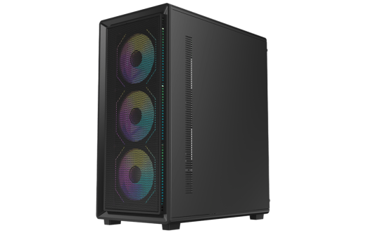 Корпус AOC CG450B 4F M-ATX/ITX 1xUSB2.0 1xUSB3.0 1xType-C 1xAudio/Mic Черный AOC-CG450-BF4V1R0UD-G
