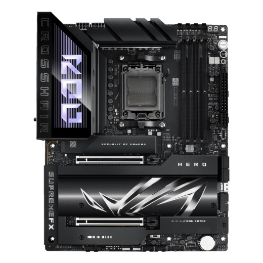 Материнская плата ASUS ROG CROSSHAIR X870E HERO AM5 4xDDR5 4xSATA Raid 4xM.2 10xUSB ATX