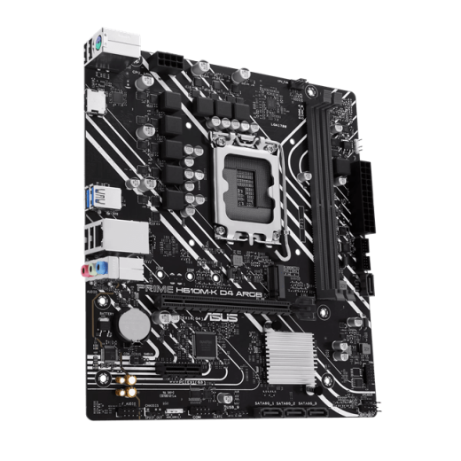 Материнская плата ASUS PRIME  H610M-K D4 ARGB, LGA1700 2xDDR4 4xSATA3 M.2 1xHDMI 2xARGB mATX