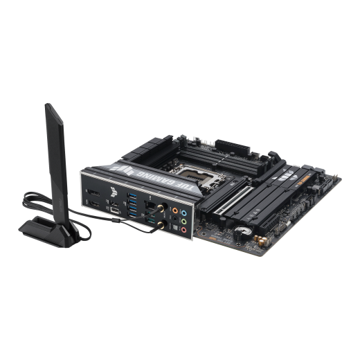 Материнская плата ASUS TUF GAMING B860M-PLUS WIFI, LGA1851 B860 4xDDR5 4xSATA 3xM.2 HDMI DP mATX