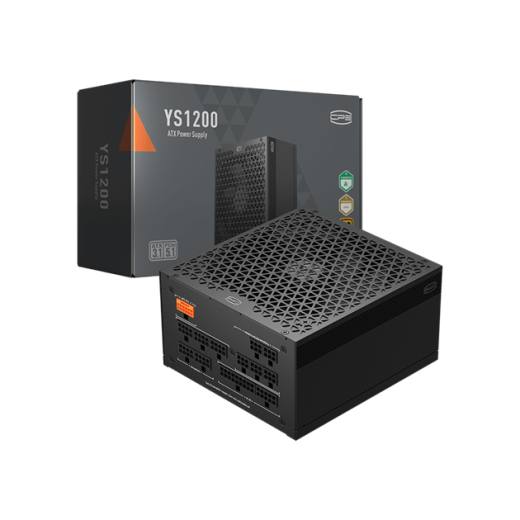 Блок питания PCCooler 1200W, YS1200, Full Modular, 80+ GOLD, ≥92%, Fan 135mm, Черный, P5-YS1200-G1F