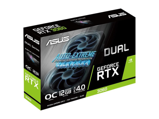 Видеокарта ASUS GeForce RTX3060 OC GDDR6 12GB 192-bit HDMI 3xDP HDCP DUAL-RTX3060-O12G-V2