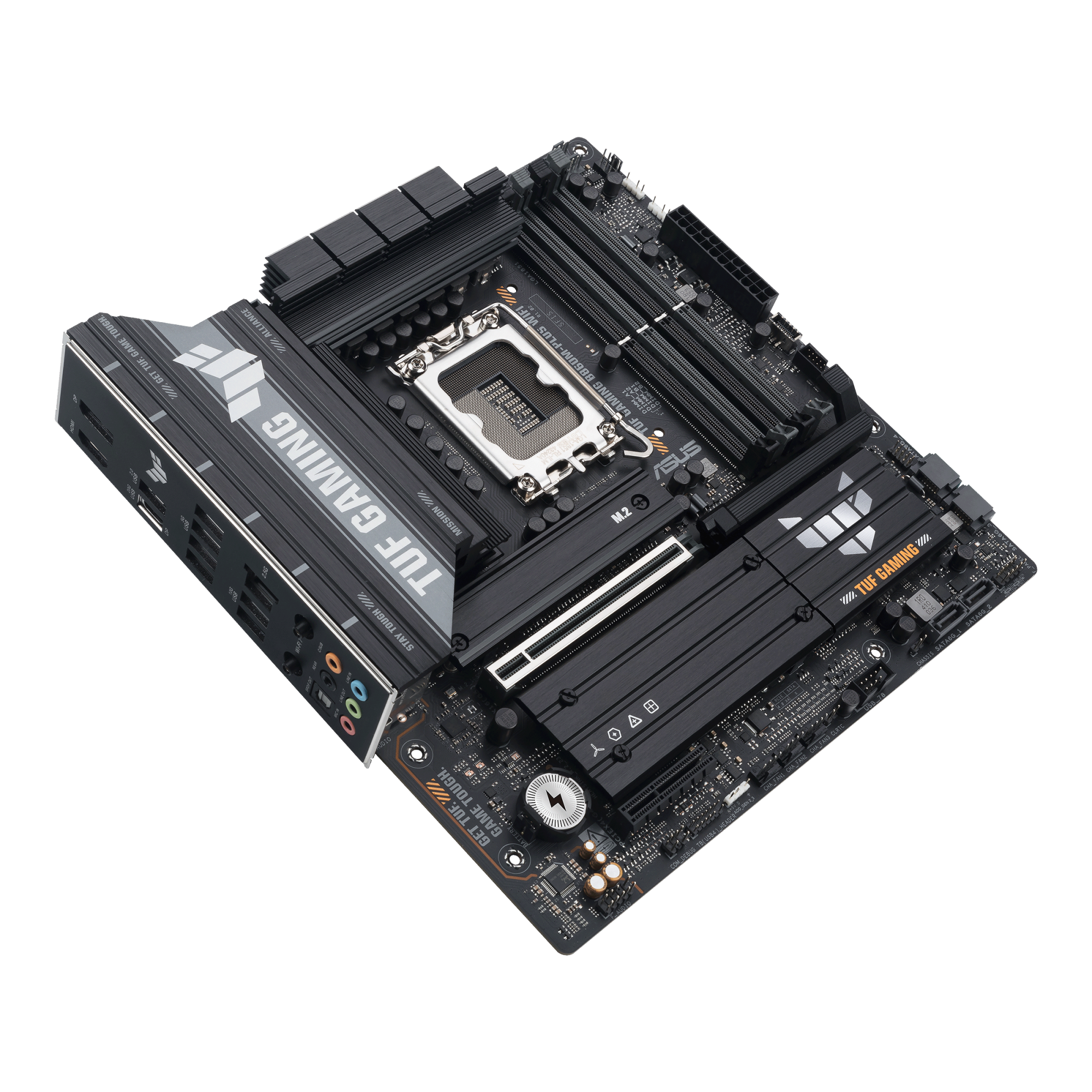 Материнская плата ASUS TUF GAMING B860M-PLUS WIFI, LGA1851 B860 4xDDR5 4xSATA 3xM.2 HDMI DP mATX